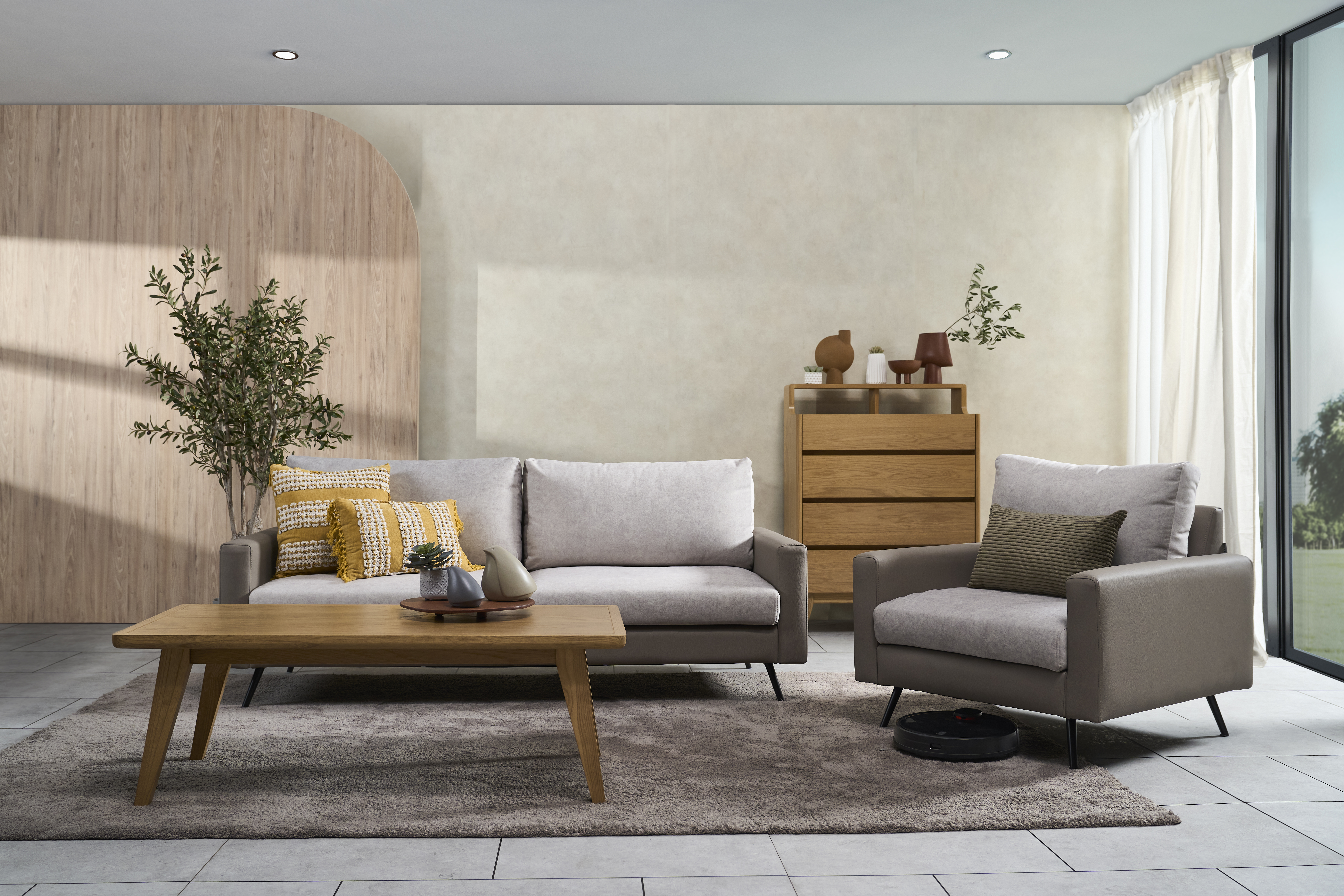 Sofa Kain Minimalis - Sofa Seater - CELLINI
