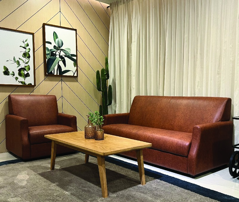 Sofa Syntethic Unique Design - Richmond by CELLINI (Sofa Kain, Sofa Kulit, Sofa Sintetis)