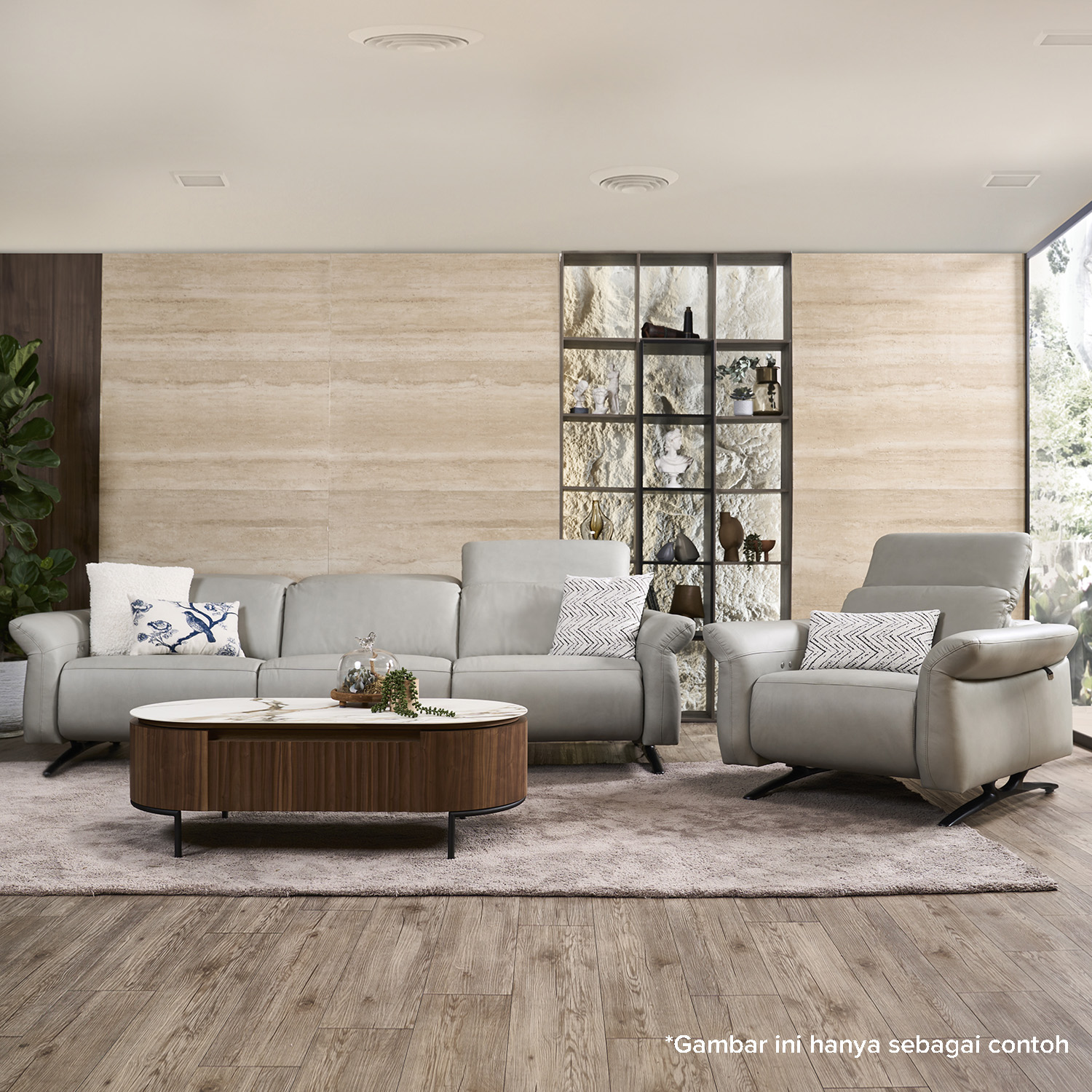 Sofa kulit premium