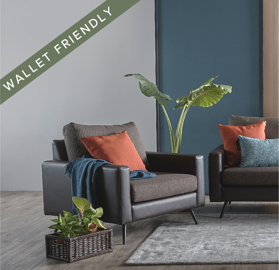 Sofa kain seater untuk wanita indonesia