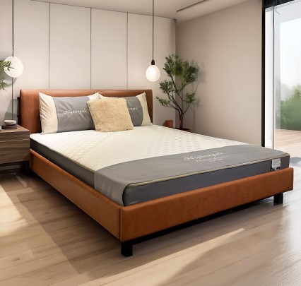 Kasur dengan Dukungan Stabil & Perlindungan Anti Bakteri Dengan Bedframe Edmond Queen Size